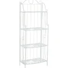 Scaffale per fiori in acciaio 57,5 cm x 36 cm x 153 cm
