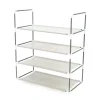 Scaffale scarpiera I Love My Shoes 4 ripiani grigio 58,5x29x70,5 cm