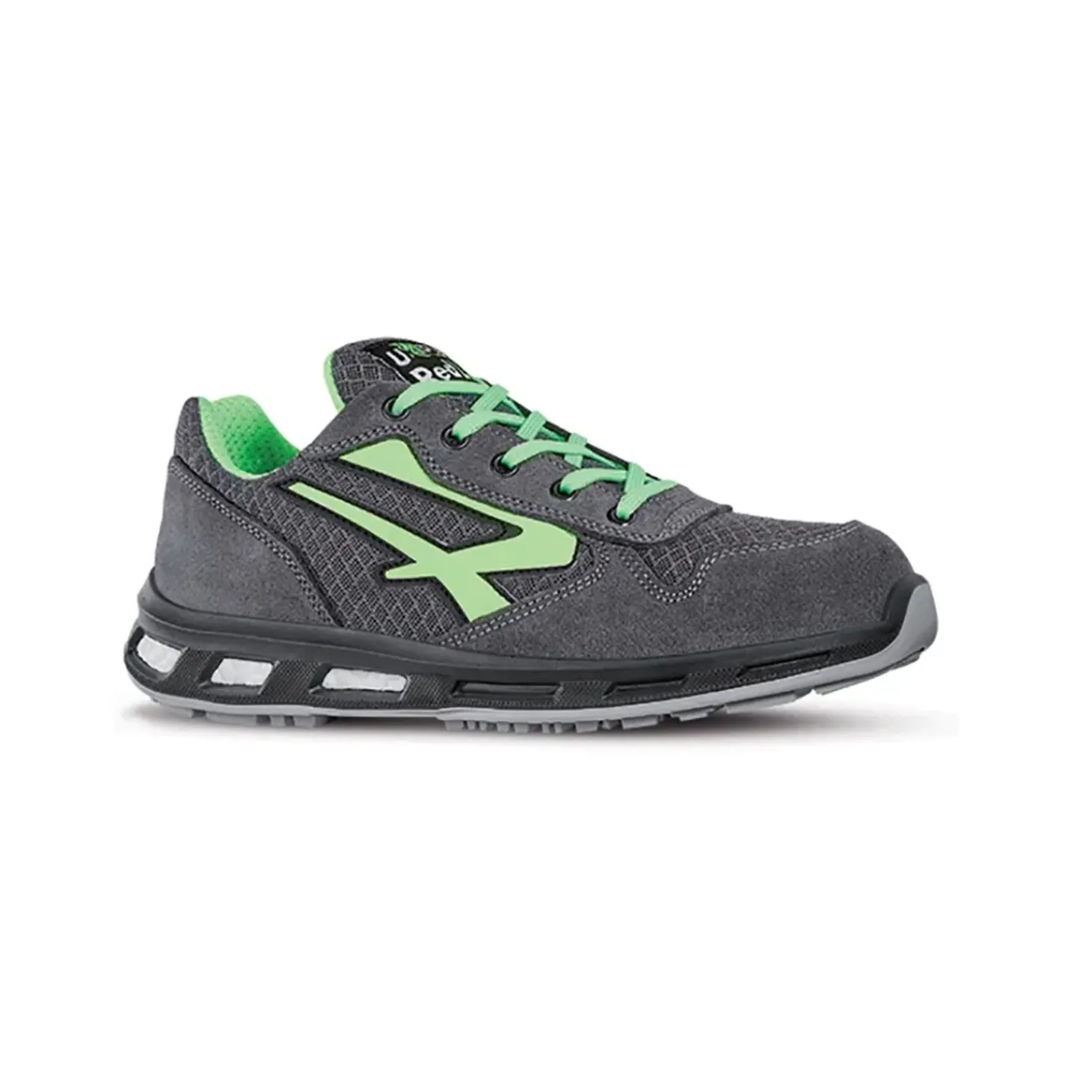 Scarpa antinfortunistica Upower Point grigio-verde tg 41