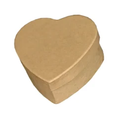 Scatola di cartone cuore 9x9x4 cm