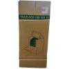 Scatola di cartone porta abiti con asta 50x50x120 cm