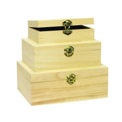 Scatola rettangolare con gancio 22x16x9 cm
