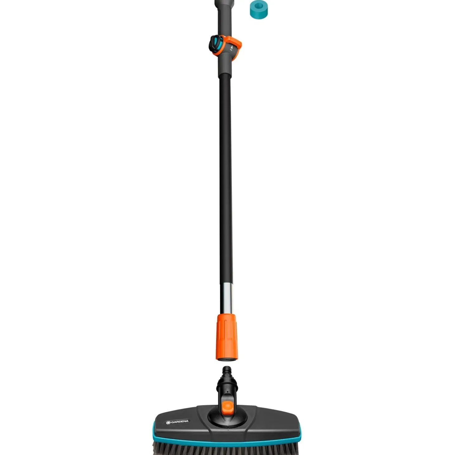 Scopa Gardena Cleansystem con manico S e spazzola Soft