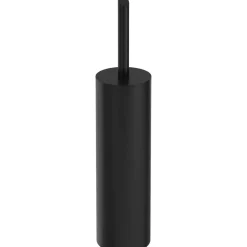 Scopino bagno a libera installazione 8x37,5 cm nero
