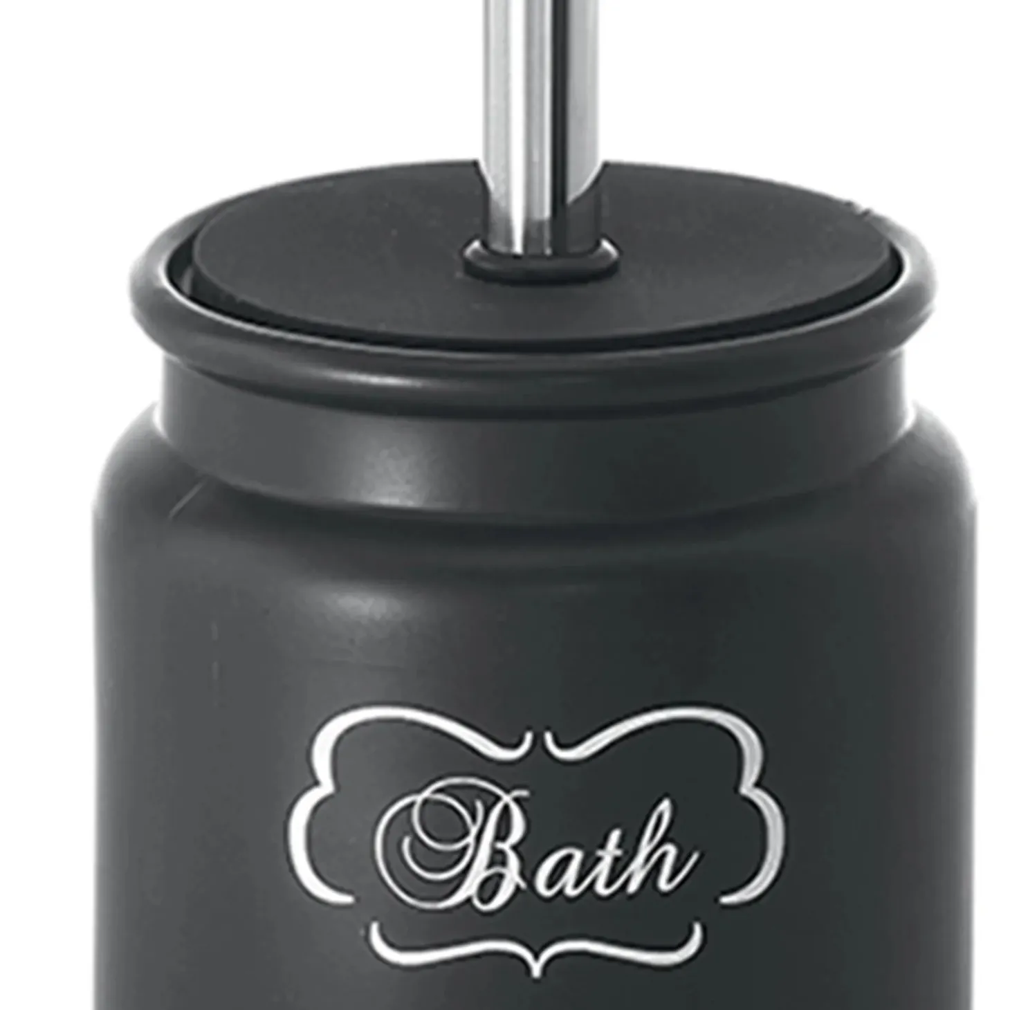 Scopino bagno Chantal H 46,5 cm nero opaco