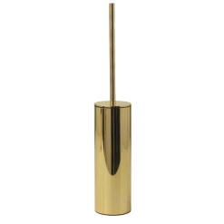 Scopino bagno Elettra in acciaio inox oro