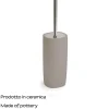 Scopino bagno Kelly in ceramica tortora chiaro