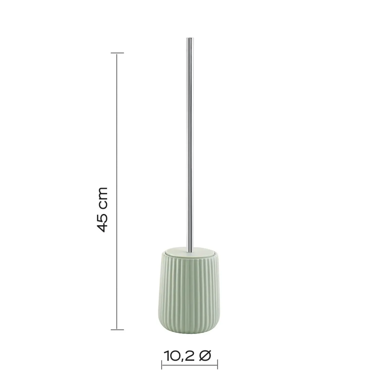 Scopino bagno Marika H 45 cm verde salvia