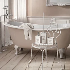 Scopino bagno Vivienne H 47 cm bianco