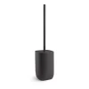 Scopino bagno Ylenia in resina nero matt