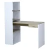 Scrivania da parete in pannello truciolare 120x51x75 cm