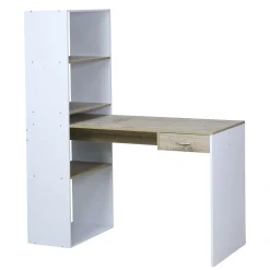 Scrivania da parete in pannello truciolare 120x51x75 cm