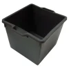 Secchio per macerie quadrato 50 l nero