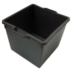 Secchio per macerie quadrato 50 l nero