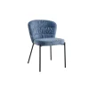 Sedia Cami 78x55x60 cm Azzurro polvere 4 pz