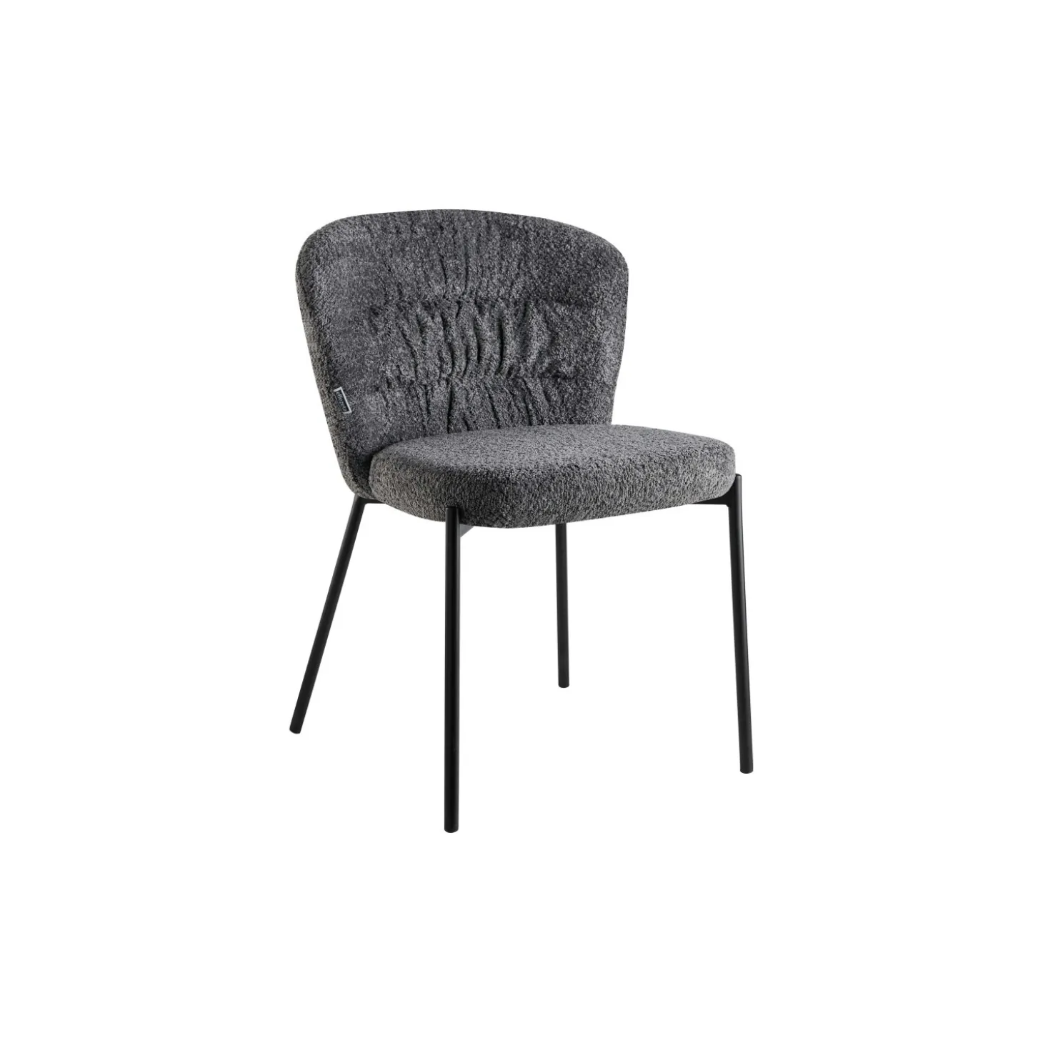 Sedia Cami 78x55x60 cm Grigio 4 pz