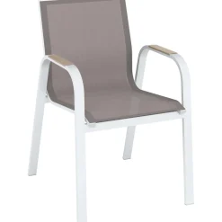 Sedia da giardino Butterfield in alluminio e textilene