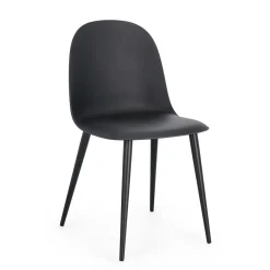 Sedia Ella nero 45x51x80 cm