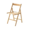 Sedia pieghevole Nancy 79x42,5x47,5 cm legno naturale 4 pz