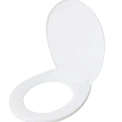 Sedile universale con cerniere in nylon termoplastico bianco