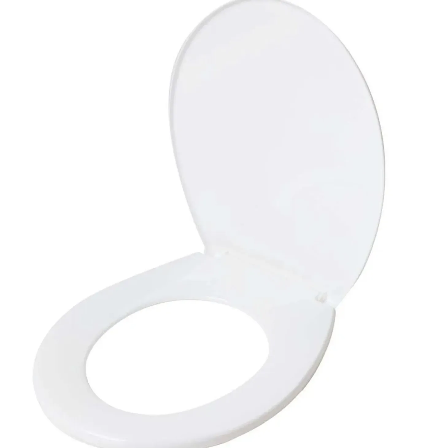 Sedile universale con cerniere in nylon termoplastico bianco