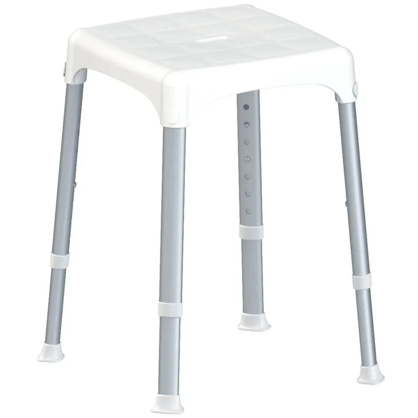 Sedile doccia regolabile 54x30x30 cm bianco