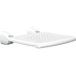 Sedile doccia ribaltabile da muro 11x51x42 cm bianco