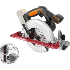 Sega circolare Exactrack Worx WX530.9 165 mm 20 V solo corpo macchina