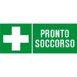 Segnaletica di sicurezza "Pronto soccorso" 31 x 14 cm
