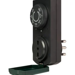 Sensore crepuscolare con timer Smart Home nero