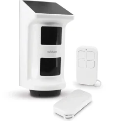 Sensore volumetrico esterno antifurto con sirena Solar Guard Avidsen 110 dB