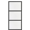 Separatore in legno parafiato 80 cm x 150 cm tinto nero