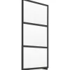 Separatore in legno parafiato 100 cm x 190 cm tinto nero