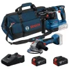 Set Bosch Professional martello perf GBH 18V-22 + smerigliatrice ang GWS 18V-8