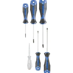 Set cacciaviti LUX-TOOLS Comfort per viti con testa a intaglio e viti PH 6 pz