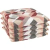 Set cuscini copri sedia sfoderabili 4 pz rosso