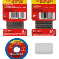 Set per saldatura elettronica senza piombo Rothenberger 4 pz