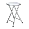 Sgabello pieghevole 30x30x45 cm bianco