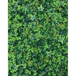 Siepe artificiale Irlanda verticale in polietilene 1x1 m verde