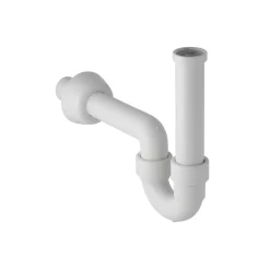Sifone curvo Geberit per lavabo e bidet scarico orizzontale Ø mm 40 x 1"1/4