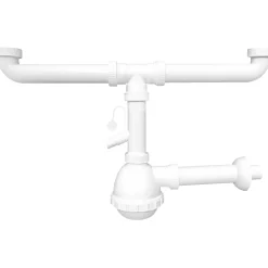 Sifone Moplen due vie Ø 32 mm (1 - 1/4")