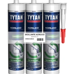 Sigillante Acrilico verniciabile tri-pack