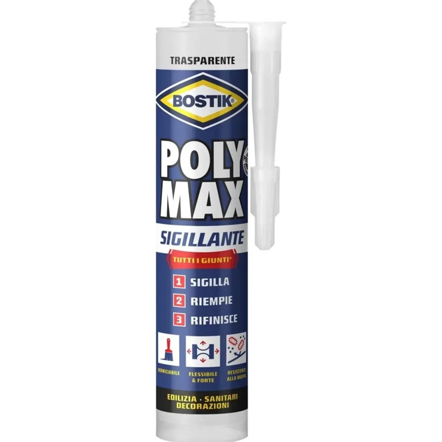 Sigillante Bostik Poly Max 280 ml trasparente