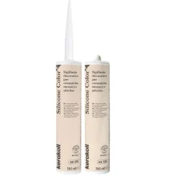 Silicone sigillante KERAKOLL per ceramiche e mosaici 310 ml Beige chiaro