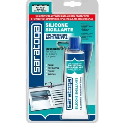 Silicone sigillante SARATOGA 60 ml bianco