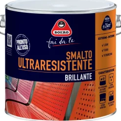 Smalto a solvente brillante Boero testa di moro 2 l
