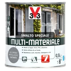 Smalto a solvente multi-materiale 4in1 V33 verde 0,5 l