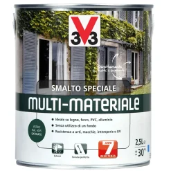 Smalto a solvente multi-materiale 4in1 V33 verde 2,5 l