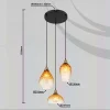 Sospensione Salvy 3 luci Ø 460x1500 mm
