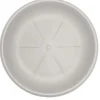 Sottovaso rotondo in plastica Ø 24 cm ghiaccio